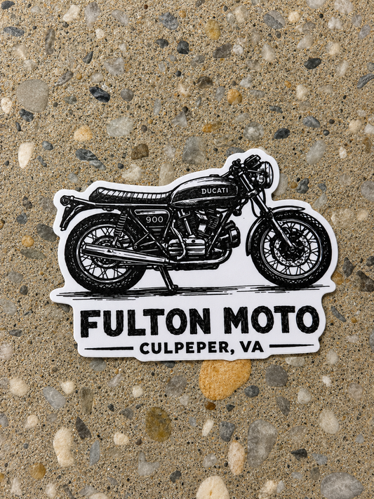 Ducati Retro Sticker