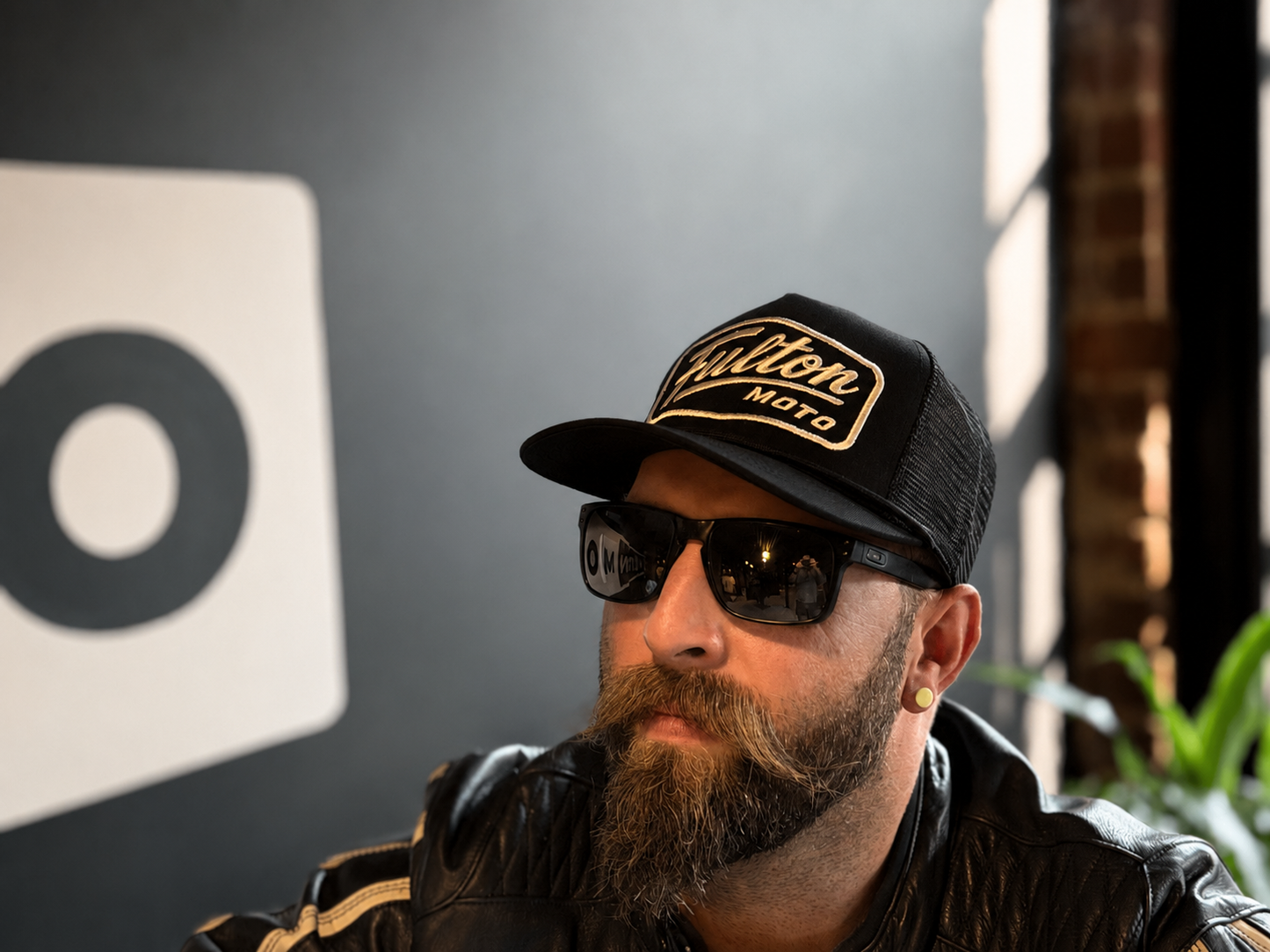 Fulton Moto Retro Script Trucker Hat
