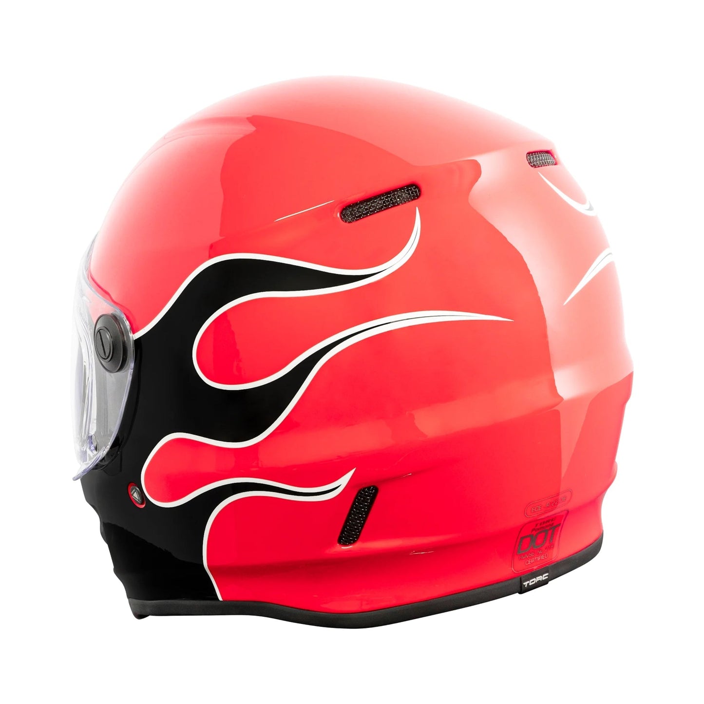 T9 Pomona Helmet | Fire Red and Black