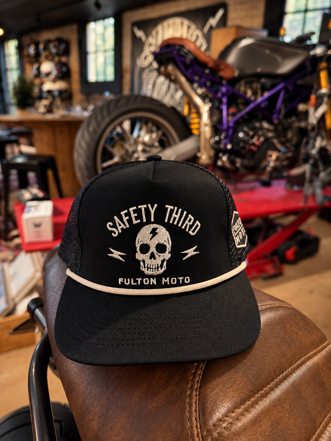 Fulton Moto - Safety Third Hat