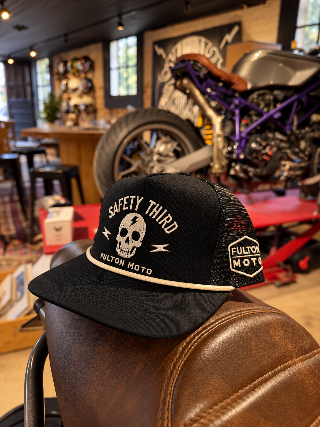 Fulton Moto - Safety Third Hat