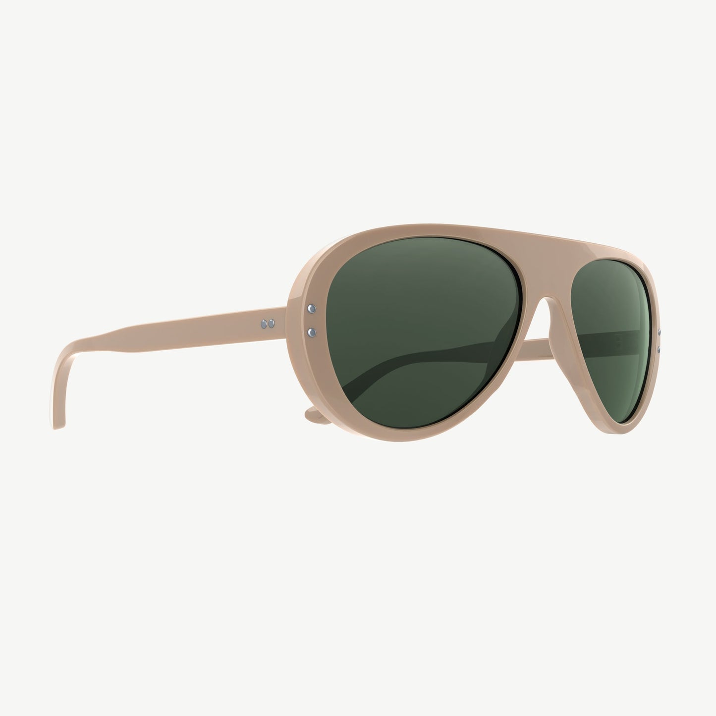 VALLON Moto Aviators Sunglasses - Desert Green