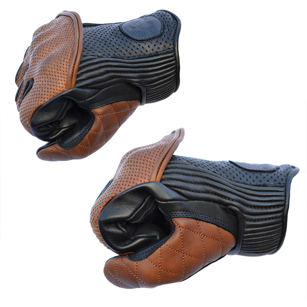 Silk Lined Predator Gloves - Goldtop X Return of the Cafe Racer