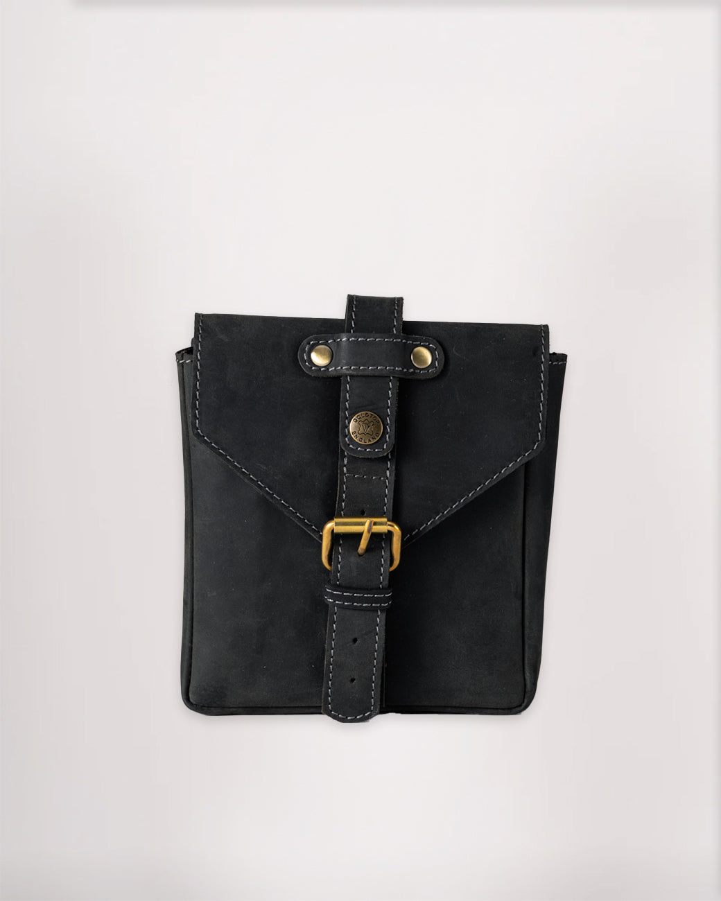 Leather Tank Bag - Small - Black (Veg Tanned)