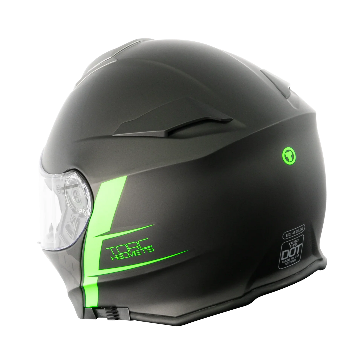T-28 Full Face Modular Helmet / Essence Black Grey