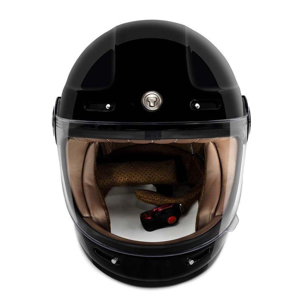 T-1 Newport Helmet | Gloss Black/White