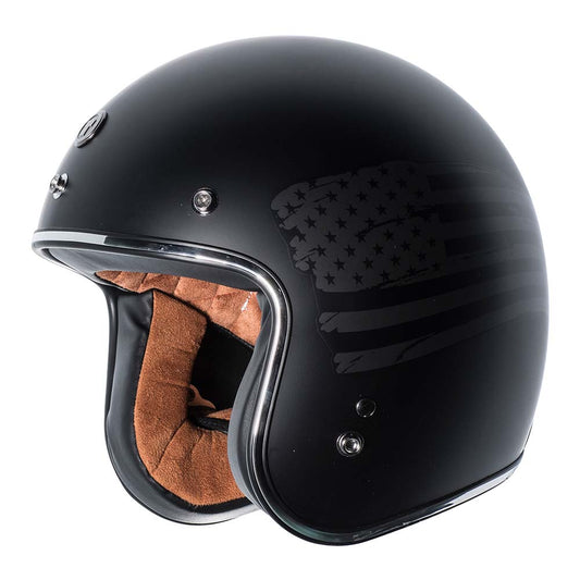 T-50 Del Mar Helmet | Flat Black Flag