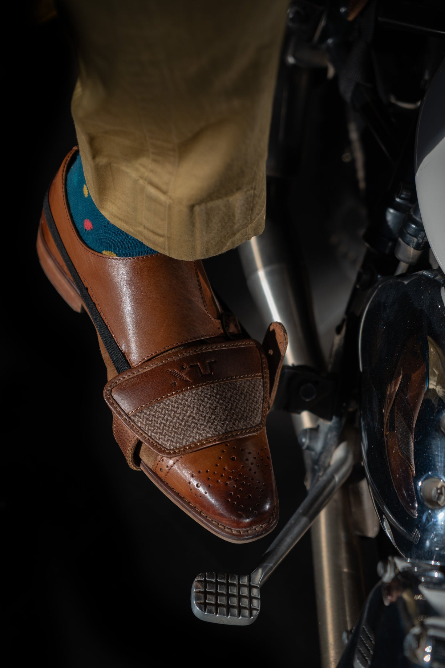 Slip On Shoe Protector Cognac