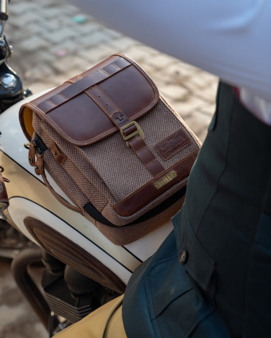 Cartographer Tank Bag - Cognac