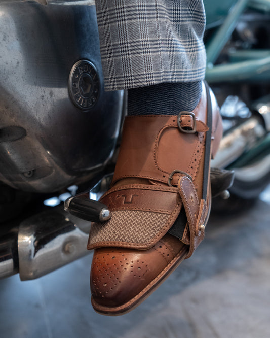 Slip On Shoe Protector Cognac