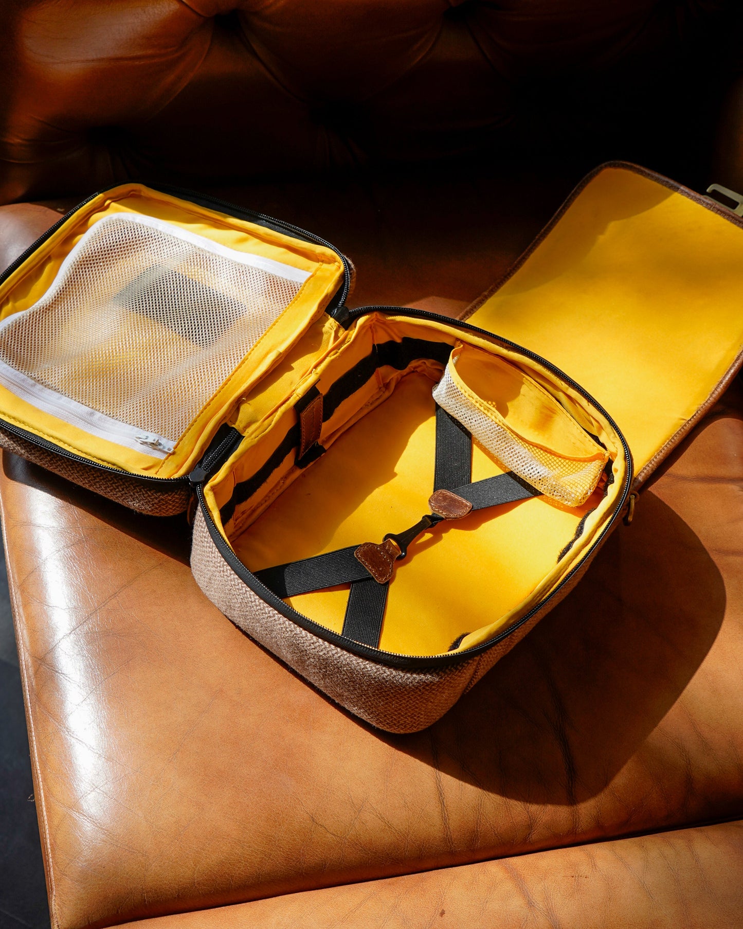 Cartographer Tank Bag - Cognac