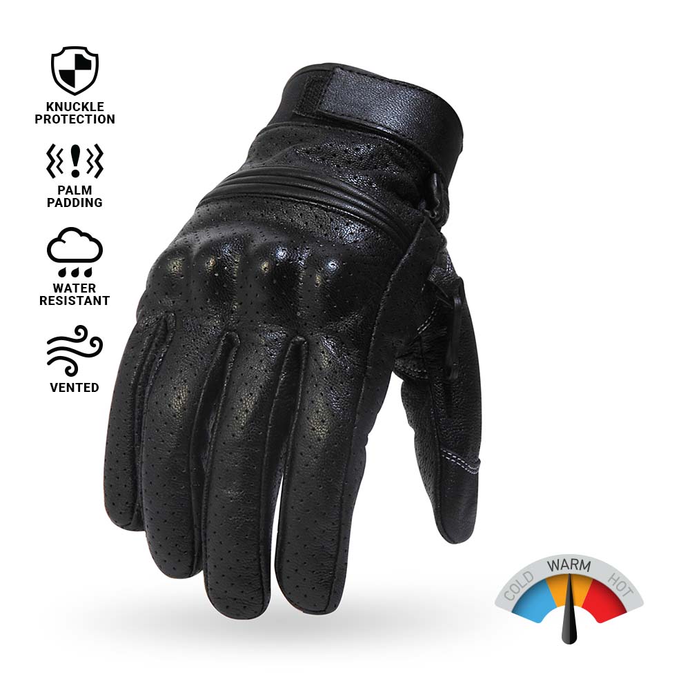 Fairfax Moto Gloves | Black