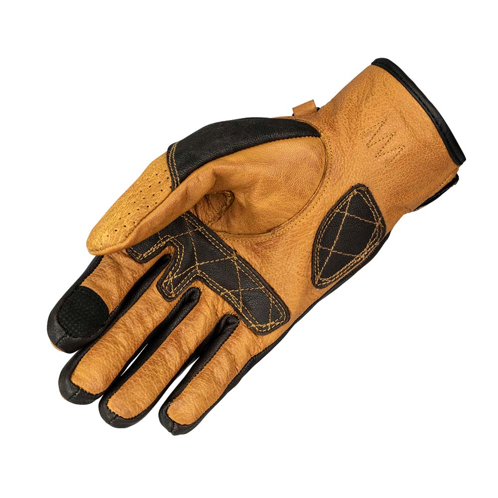 Sunset Moto Gloves | Gold