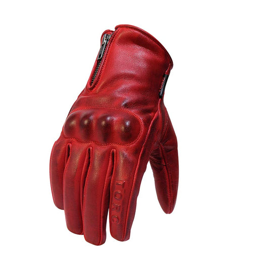 Beverly Hills Moto Gloves | Red