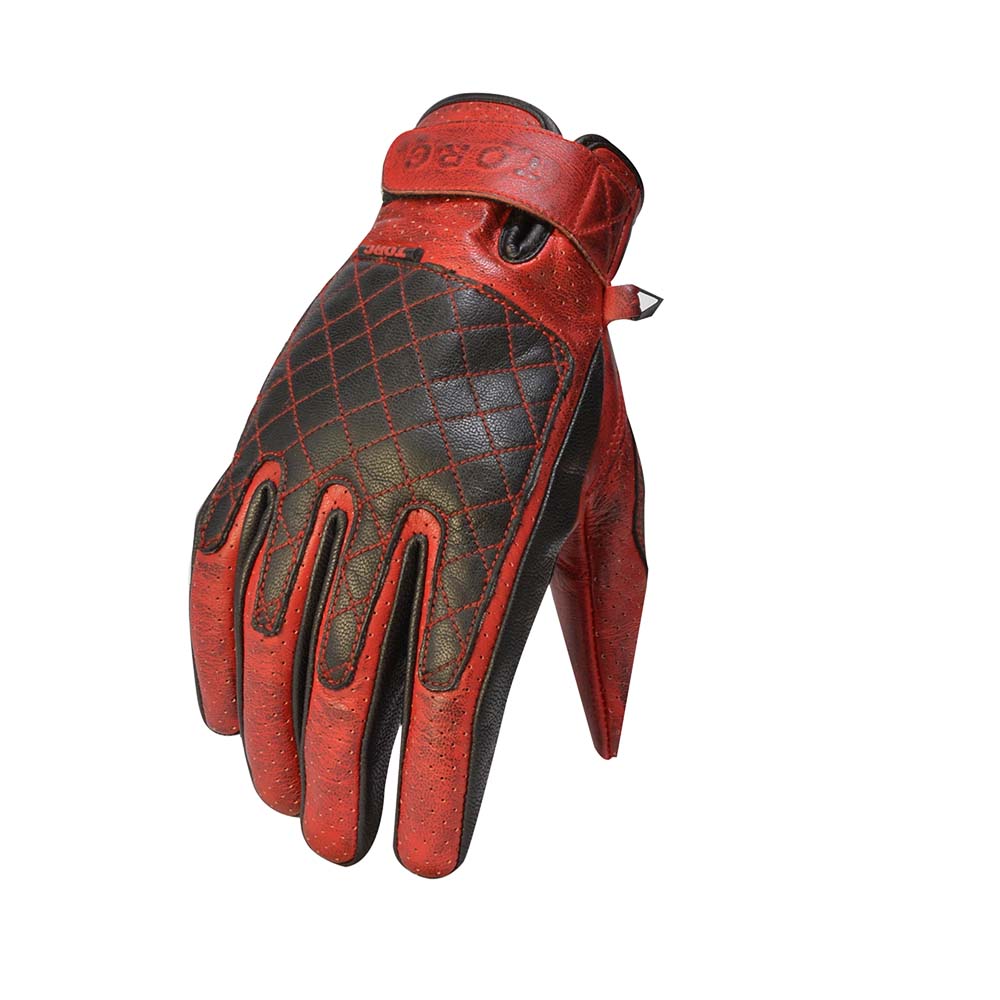 Sunset Moto Gloves | Red