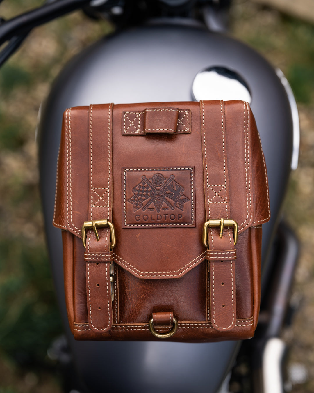 Leather Tank Bag - Large - Brown (Veg Tanned)