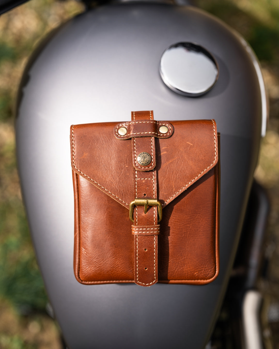 Leather Tank Bag - Small - Brown (Veg Tanned)