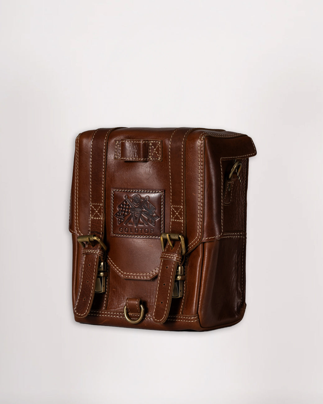 Leather Tank Bag - Large - Brown (Veg Tanned)