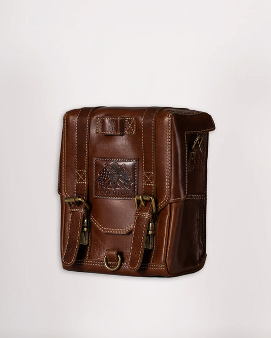 Leather Tank Bag - Large - Brown (Veg Tanned)