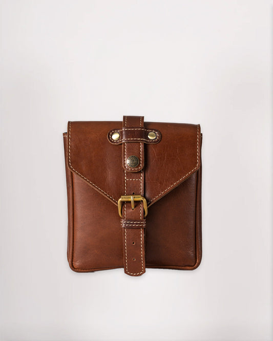 Leather Tank Bag - Small - Brown (Veg Tanned)