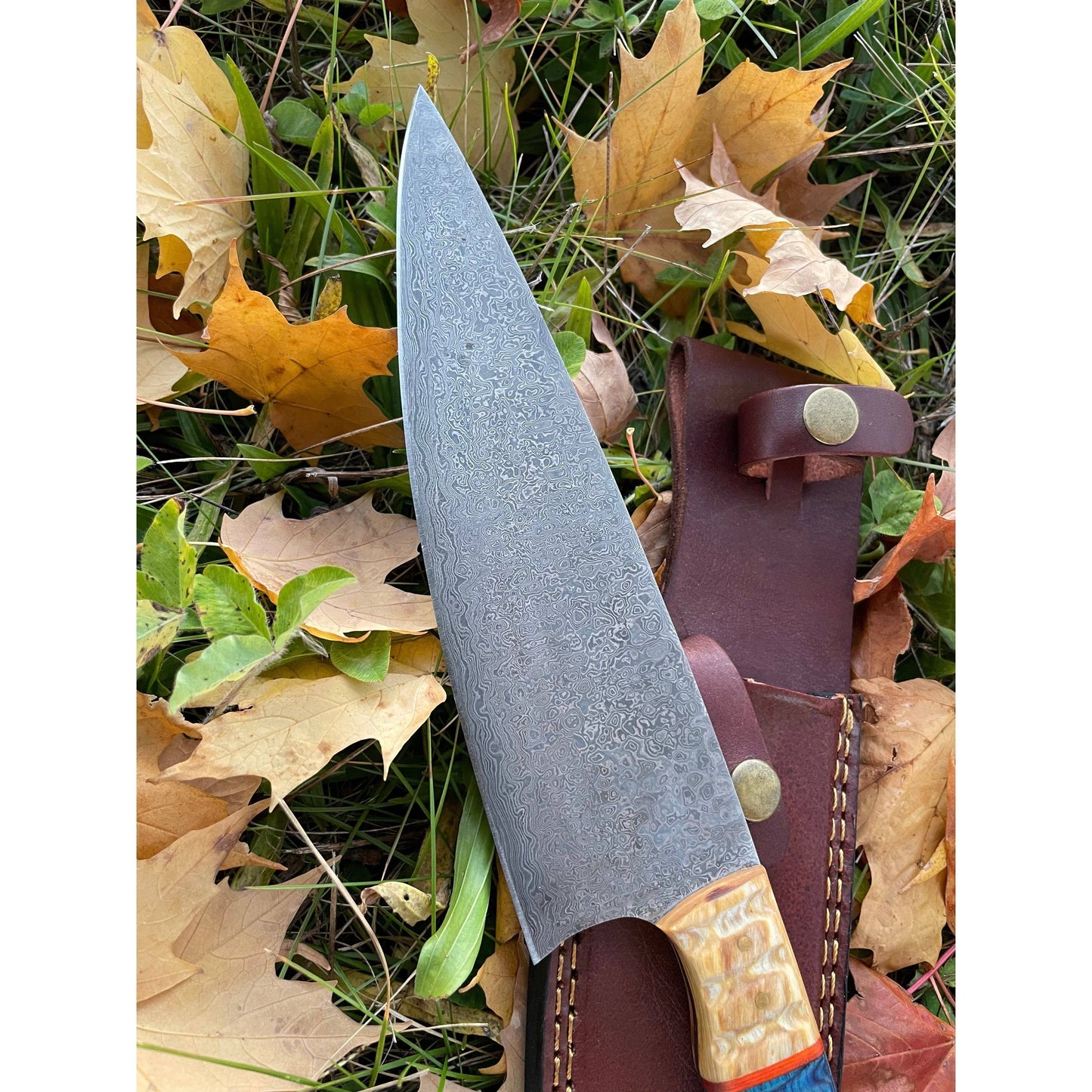 Damascus Steel Custom Chef Knife
