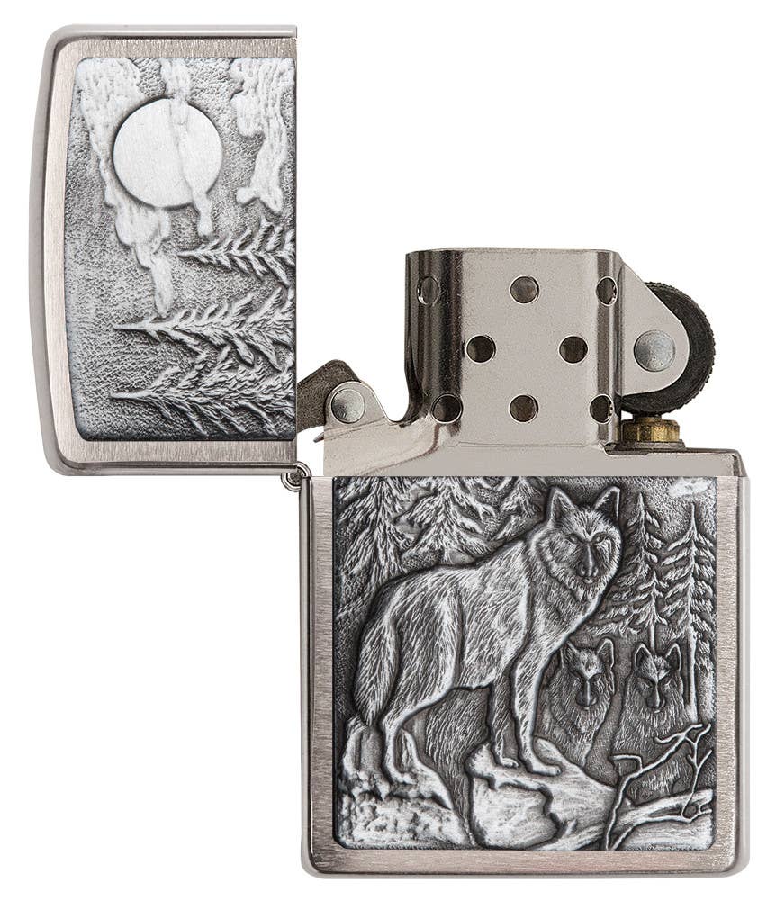 Zippo Timberwolves Emblem Windproof Lighter