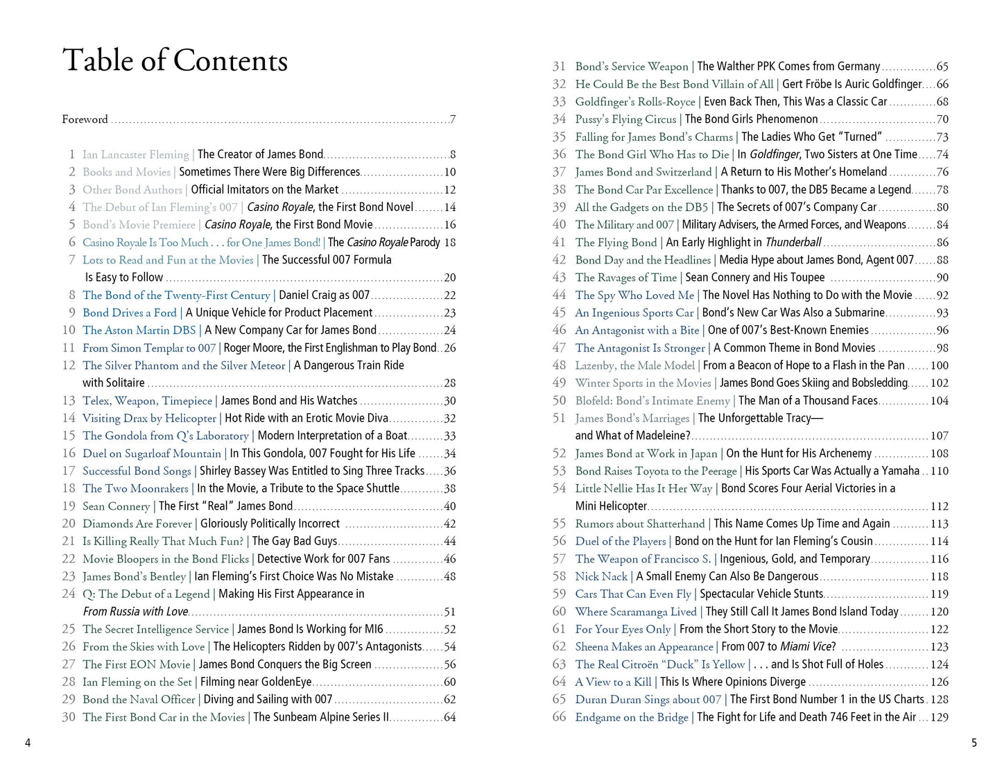 101 Things You Should Know About James Bond 007