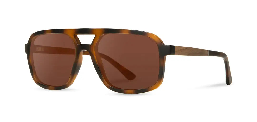 CAMP Glacier Sunglasses - Matte Tortoise: HD Plus Polarized Green Flash