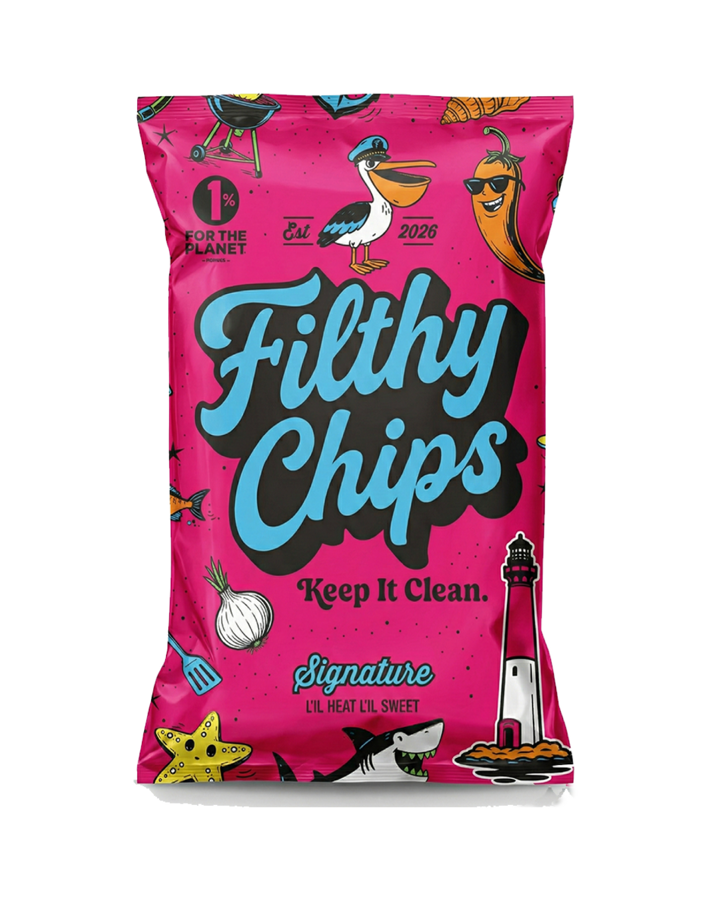Signature Avocado Oil Kettle Chips, Lil Heat Lil Sweet - 2oz
