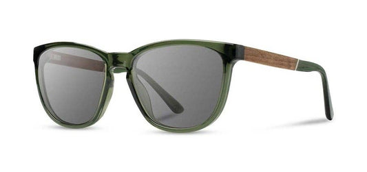 CAMP Arrowcrest Sunglasses - Fern: Fern / Walnut / HD Plus Polarized Grey