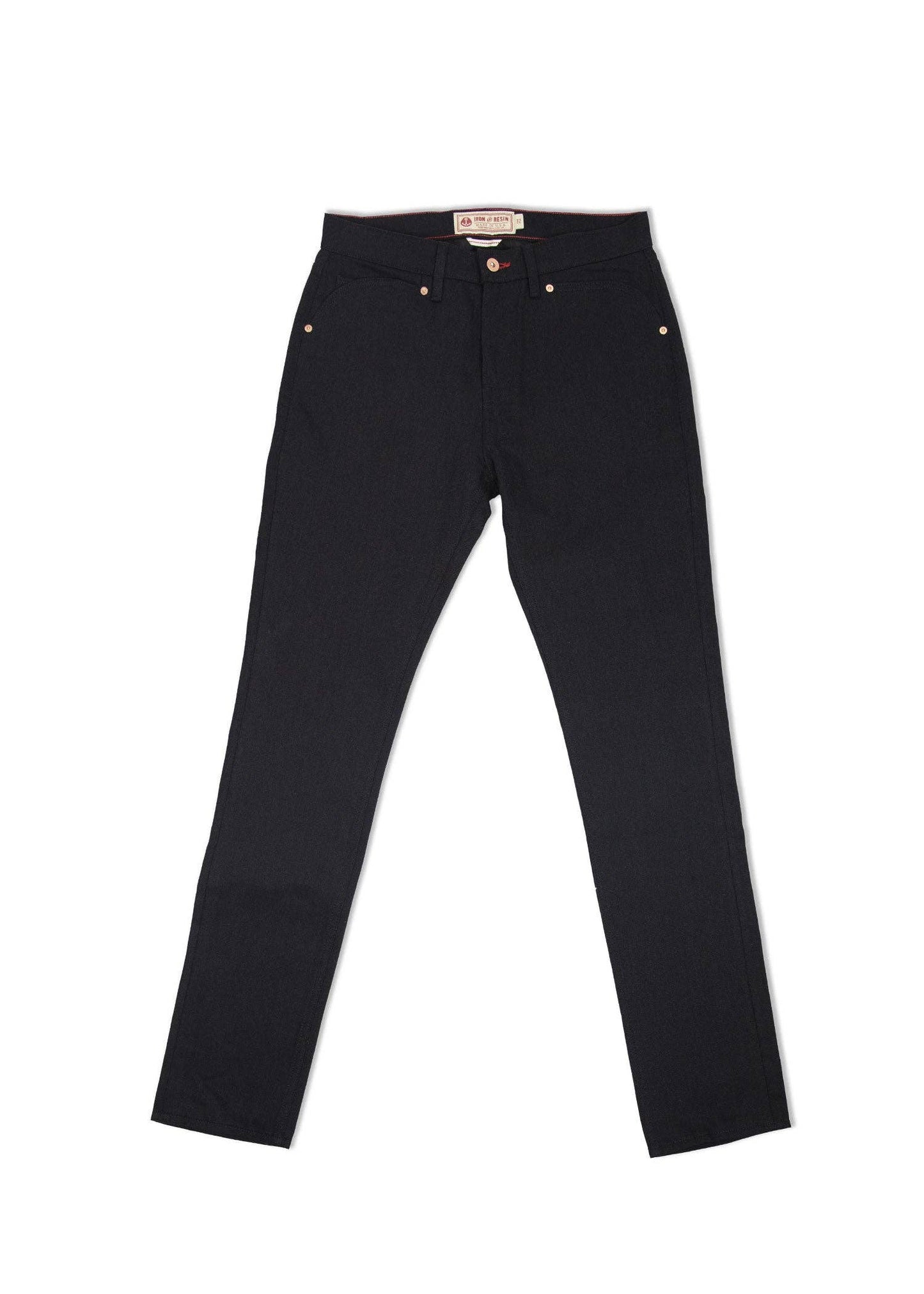 Enduro Reinforced Denim Jeans in Black: 32