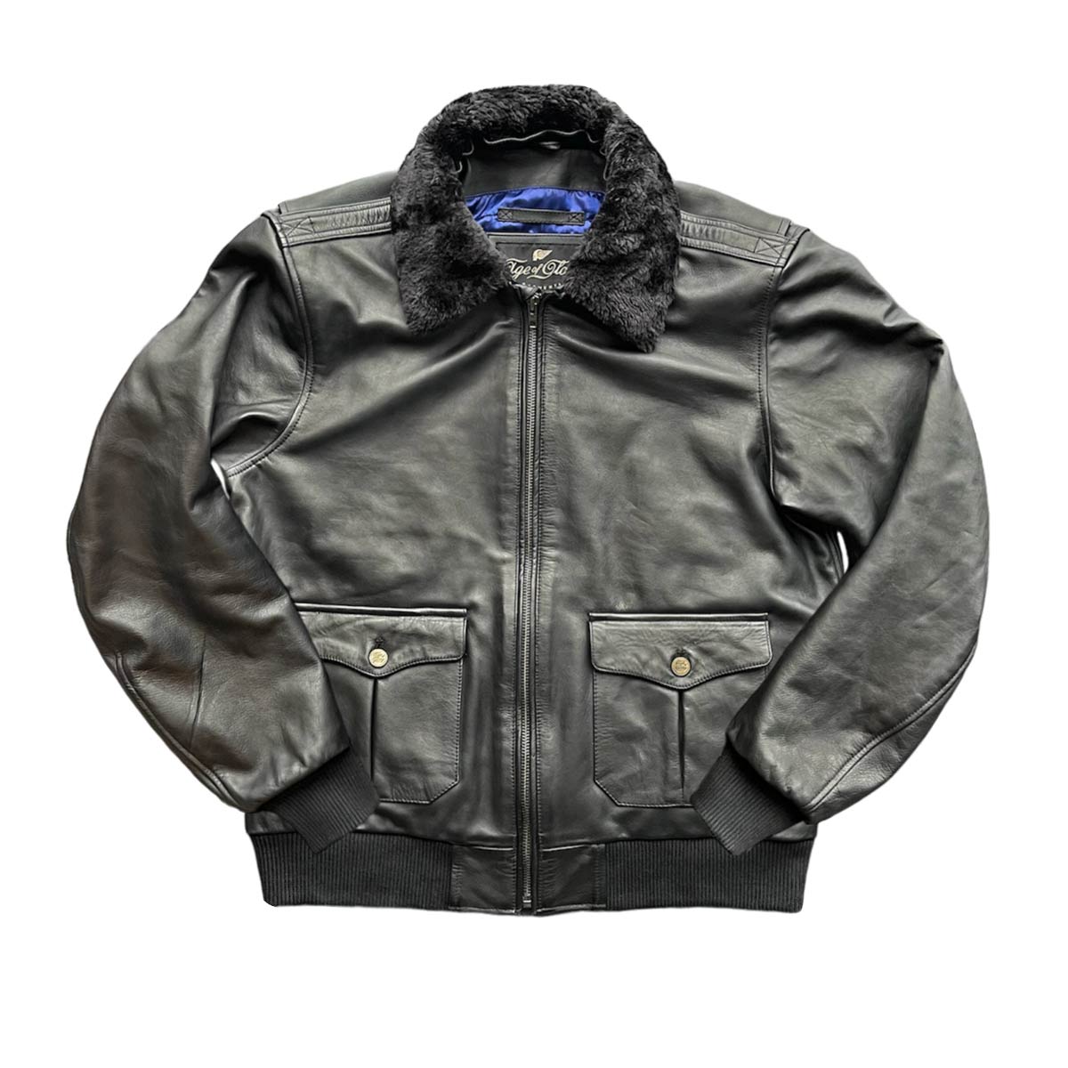 Cockpit Leather Jacket | Black