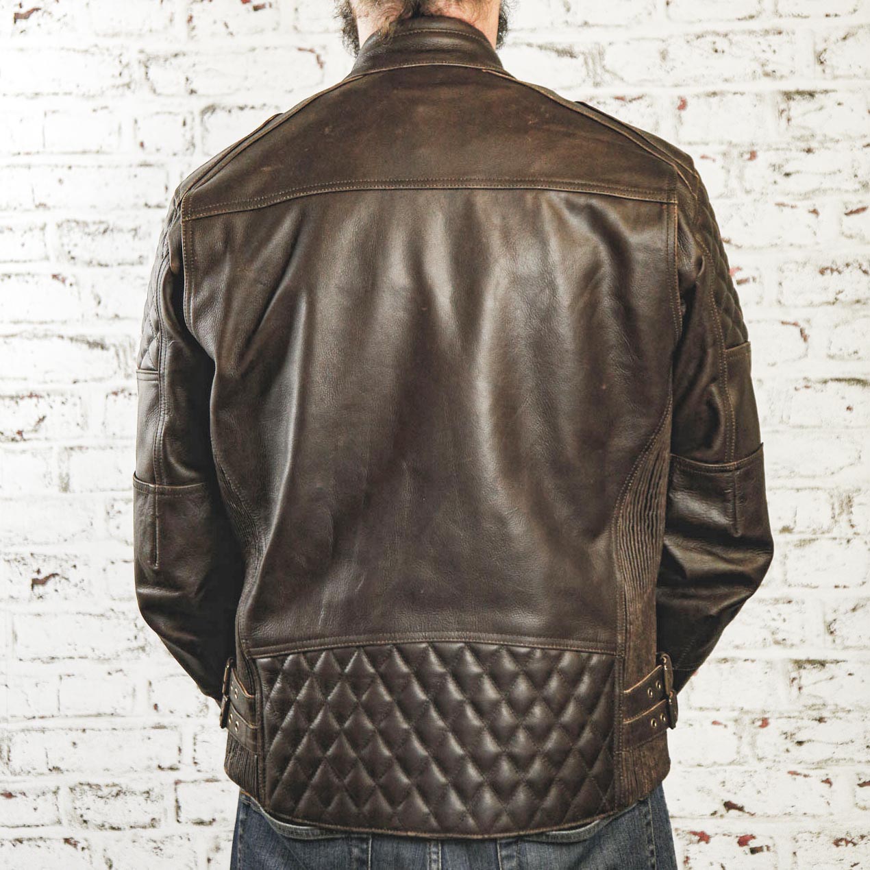 Kingpin Leather Jacket | Brown