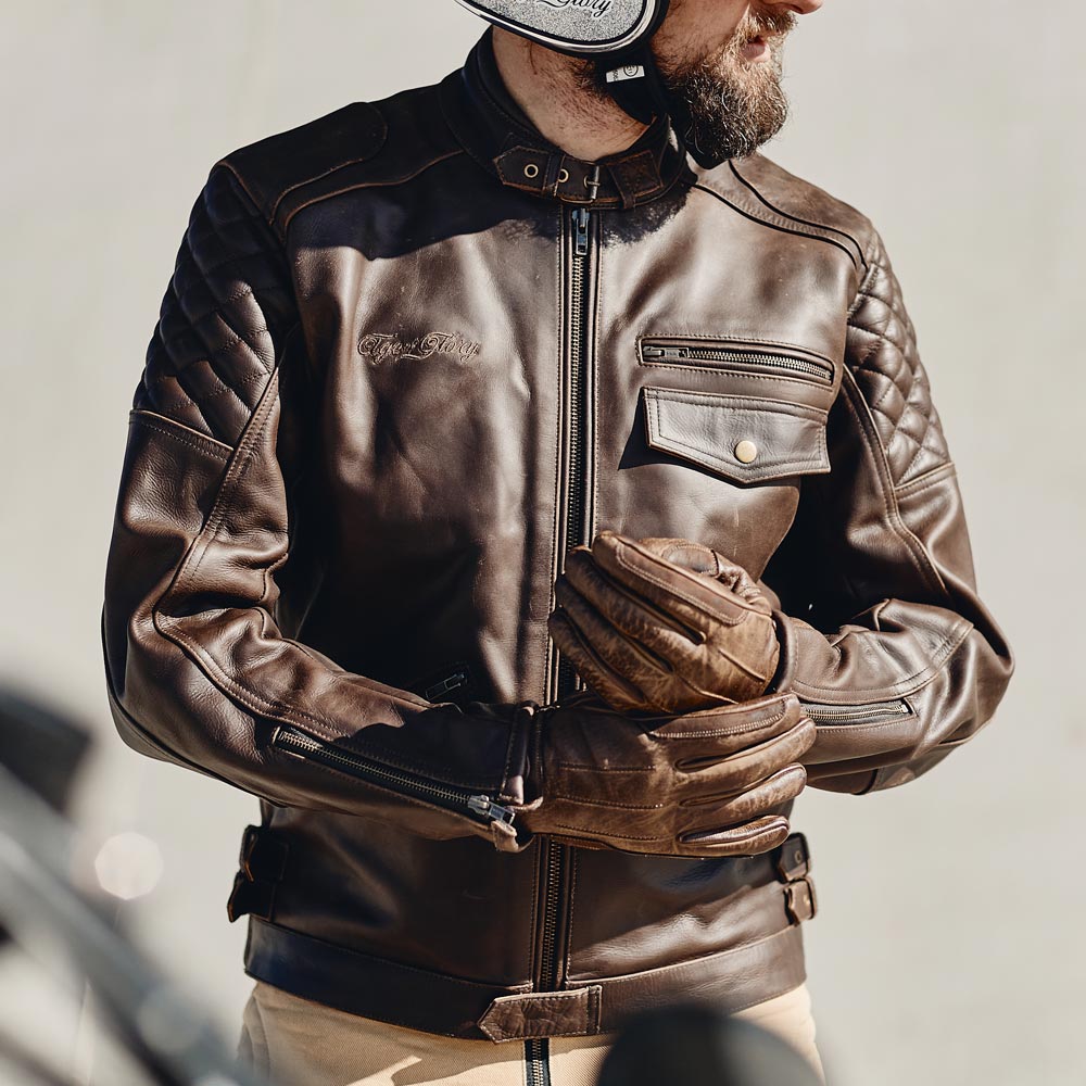 Kingpin Leather Jacket | Brown