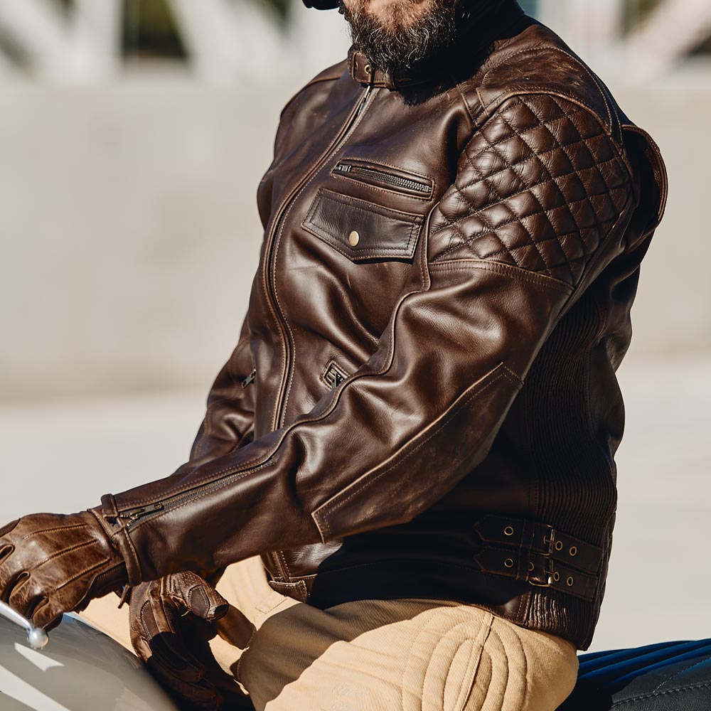 Kingpin Leather Jacket | Brown