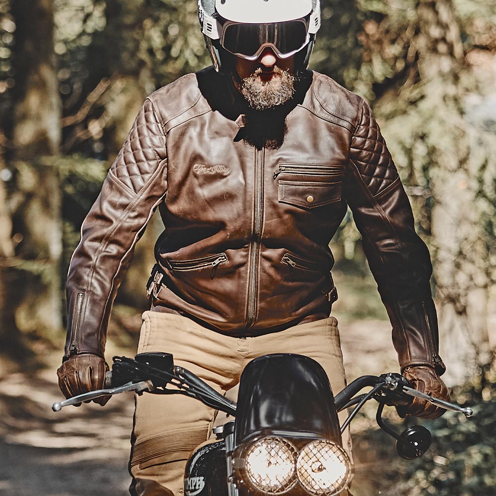 Kingpin Leather Jacket | Brown