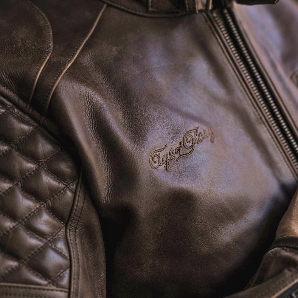 Kingpin Leather Jacket | Brown