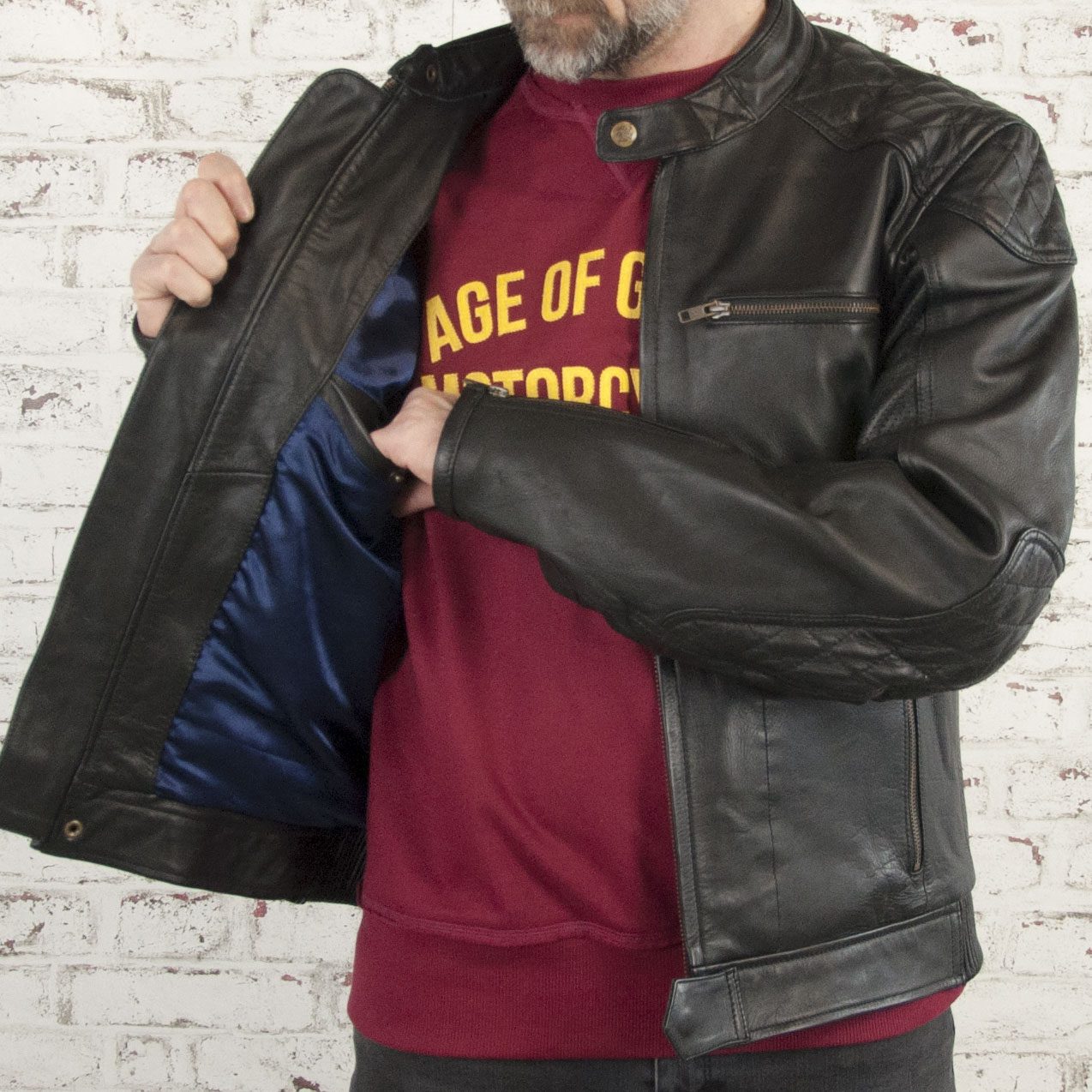 Rogue Leather Jacket | Black