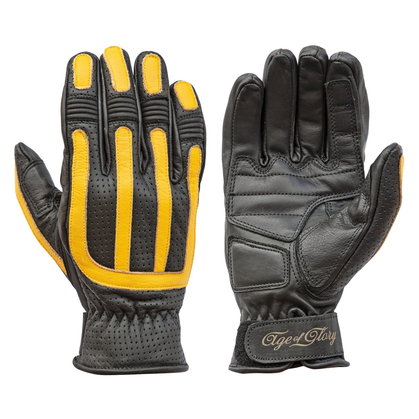 Victory Leather CE Gloves Black / Yellow