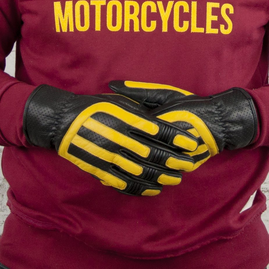 Victory Leather CE Gloves Black / Yellow