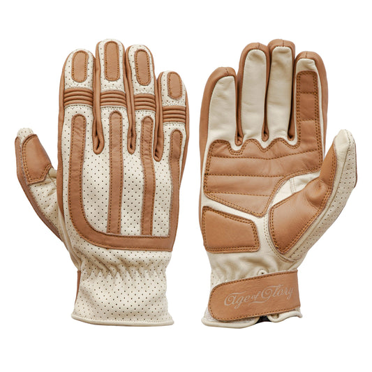 Victory Leather CE Gloves Cream / Camel
