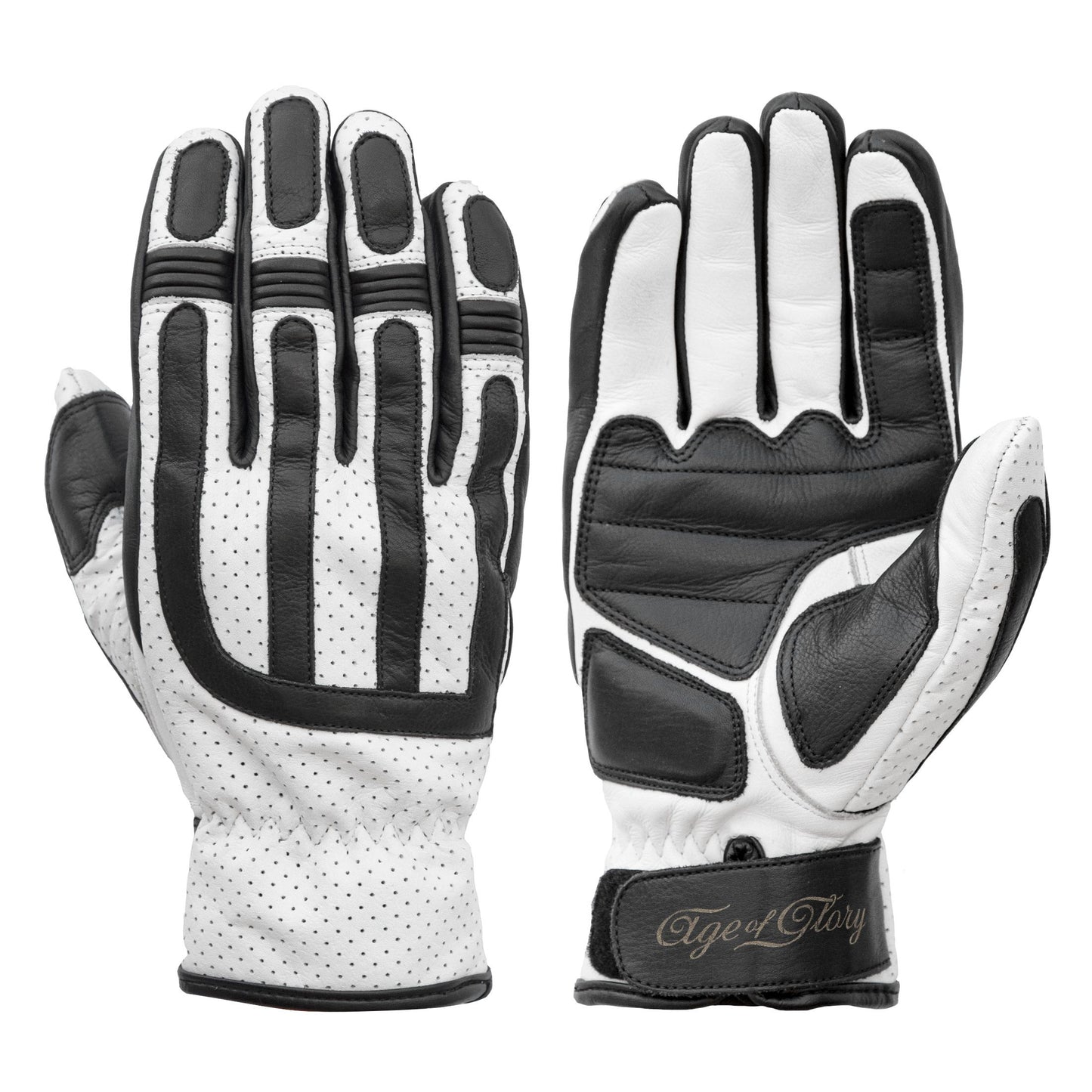 Victory Leather CE Gloves | White/Black