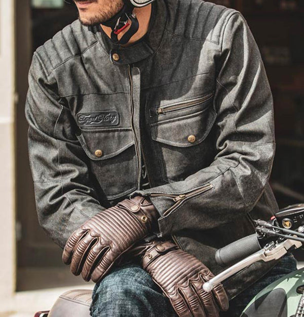Worker Coated Denim Jacket | Raw