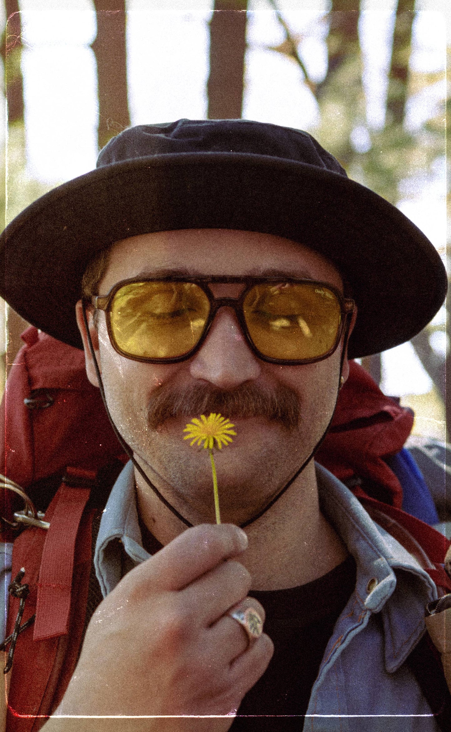 Smokey Bear x CAMP Glacier Sunglasses - Moss: HD Plus Polarized Yellow