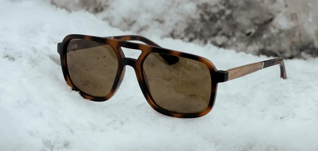 CAMP Glacier Sunglasses - Matte Tortoise: HD Plus Polarized Green Flash