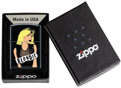 Blondie Crime - Black Matte Zippo Lighter