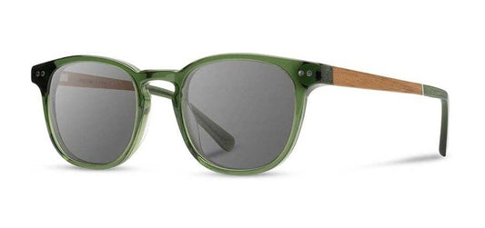 CAMP Topo Sunglasses - Fern: Fern / Walnut / Basic Polarized Grey