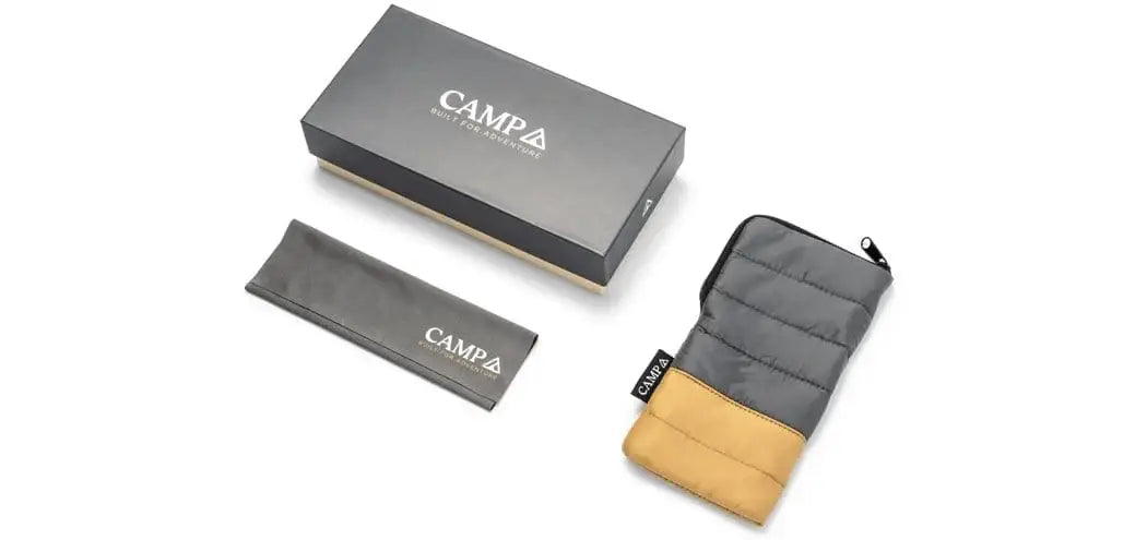 CAMP Glacier Sunglasses - Black: HD Plus Polarized Blue Flash