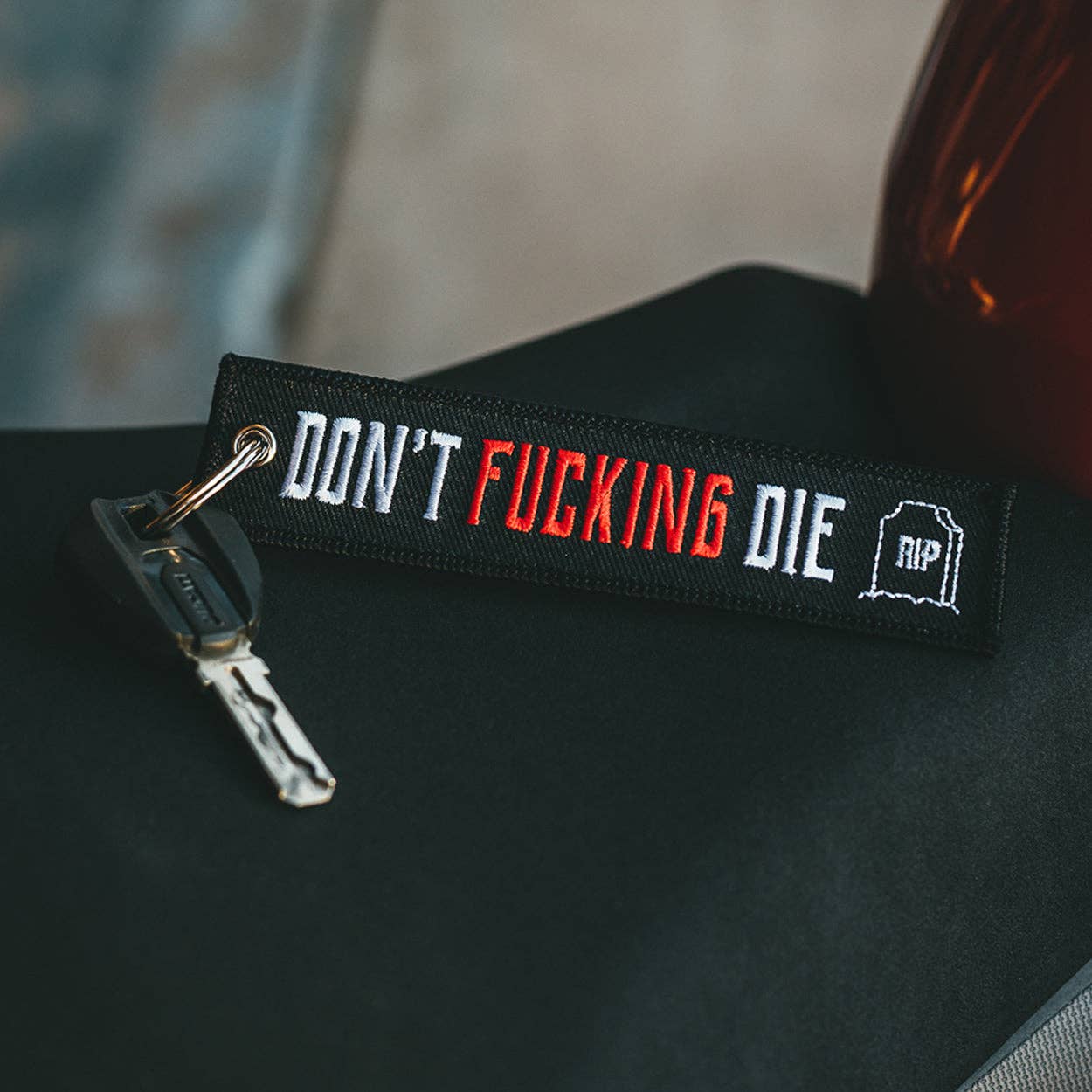 Don't Die - Motorcycle Keychain