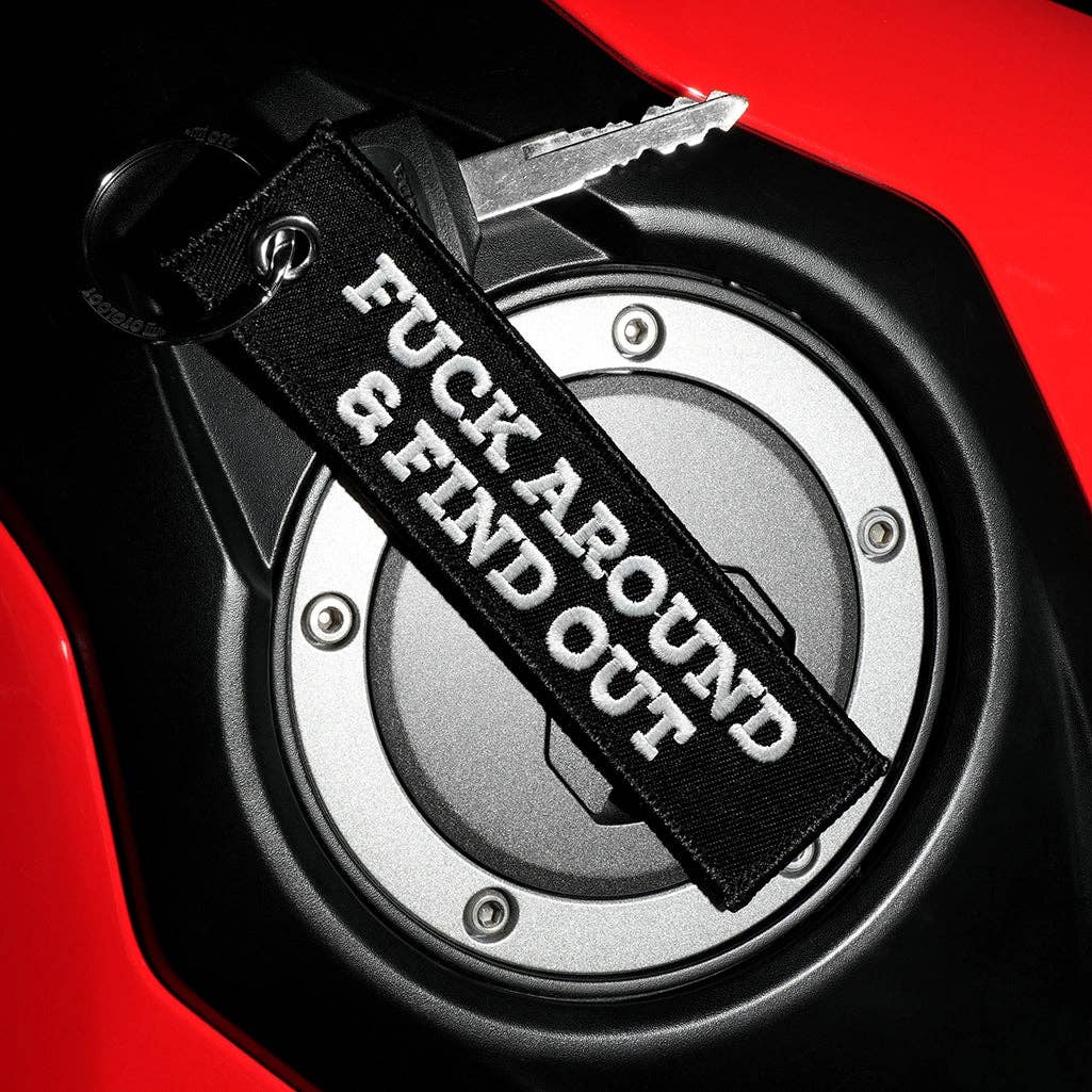 F Around & Find Out - Motorcycle Keychain